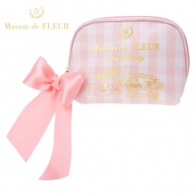 Maison de FLEUR x SANIRO 蝴蝶結化妝袋